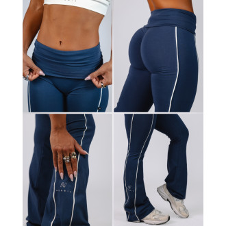 NEBBIA - Flared leggings BLOCK 97 (887) (dark blue)