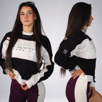 NEBBIA - Női pulóver BLOCK 97 (918) (black)