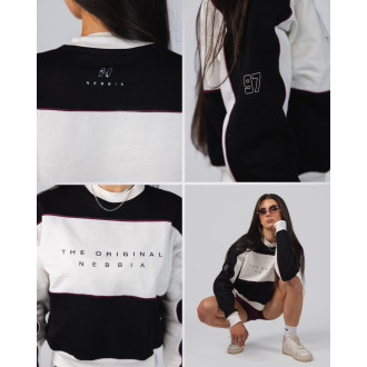 NEBBIA - Női pulóver BLOCK 97 (918) (black)
