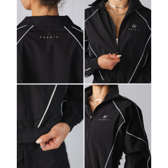 NEBBIA - Női retro susogós sportdzseki BLOCK 97 (919) (black)